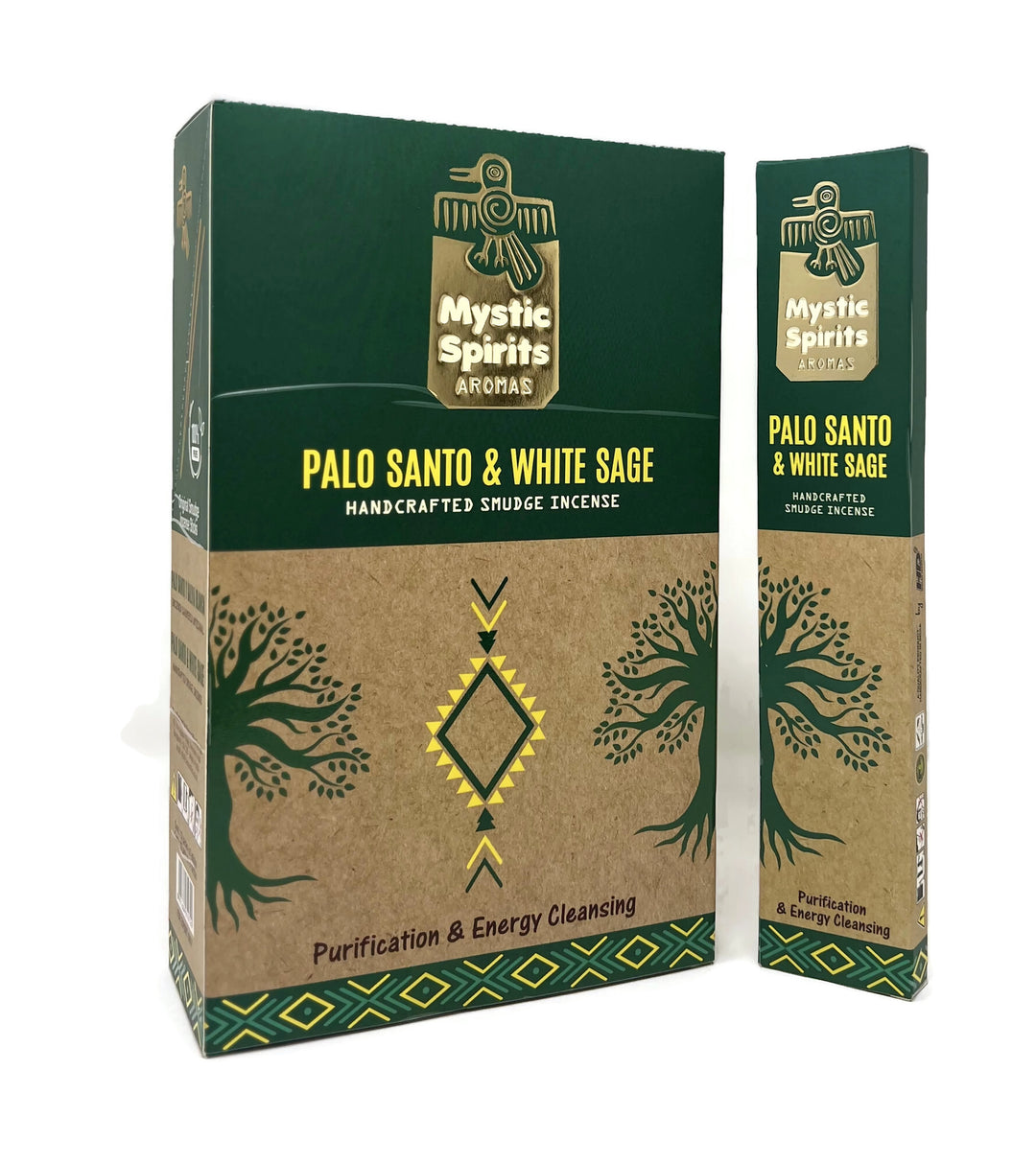 Mystic Spirits Aroma -  Palo Santo & White Sage Handcrafted Smudge Incense