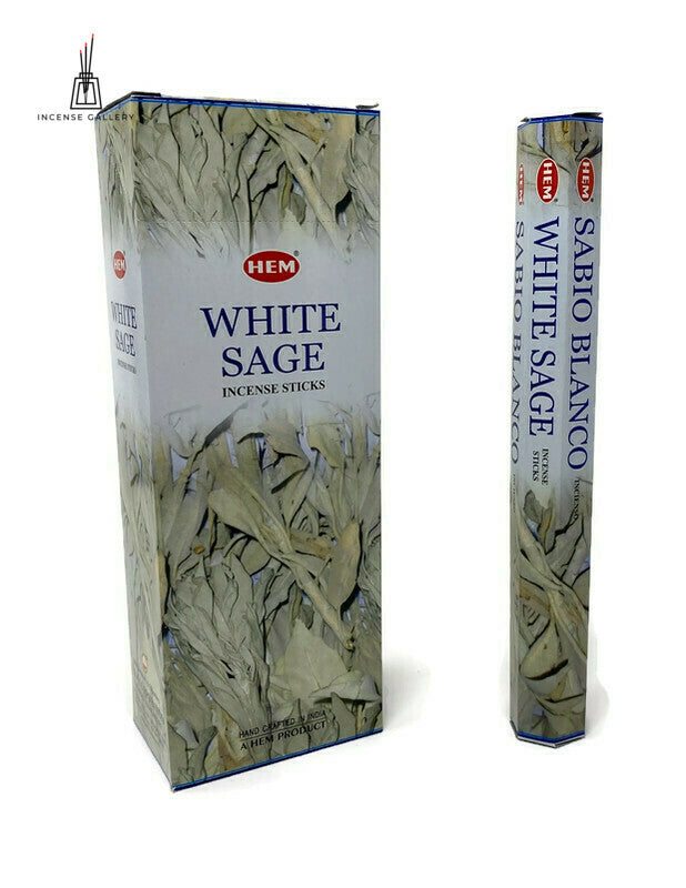 HEM White Sage Incense Sticks | 120 Sticks