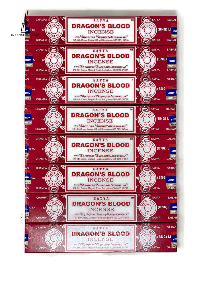 Satya Sai Baba Nag Champa - Dragon's Blood Incense Sticks -7 packs - Incense Gallery