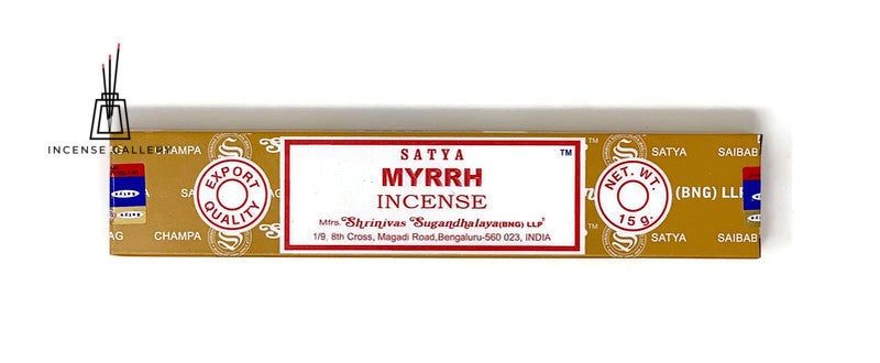Satya Myrrh Incense - 1 pack (15 grams)