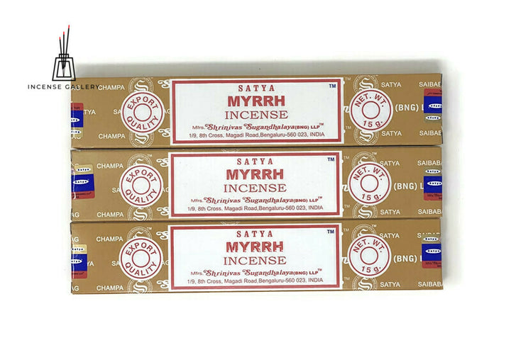 Satya Sai Baba Nag Champa - Myrrh Incense Sticks