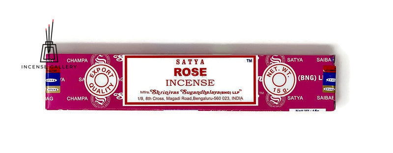 Rosa India Incienso Nag Champa / Satya – Holistic Concept Mx