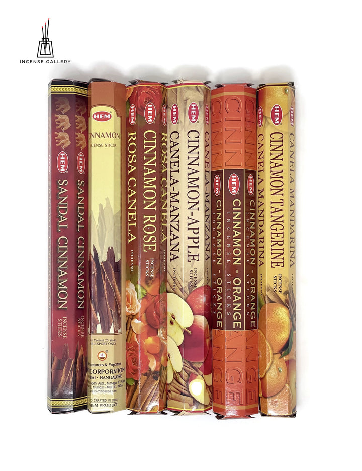 Wholesale HEM Bouquet of Assorted Cinnamon Fragrances | 1 Case (48 Boxes - 120 Sticks Each)
