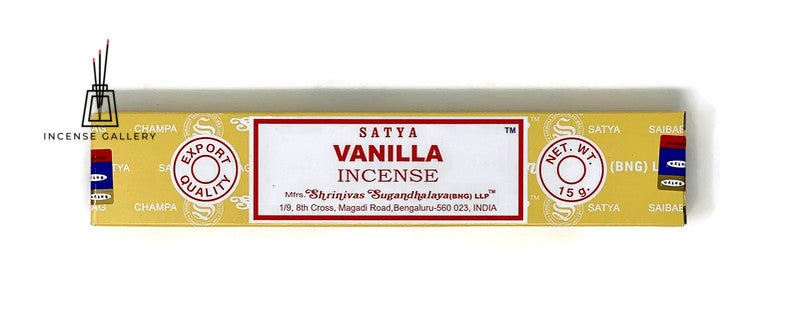 Satya Vanilla Incense - 1 pack (15 grams)