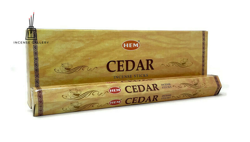 Wholesale HEM Cedar Incense Sticks | 1 Case (48 Boxes - 120 Sticks Each)