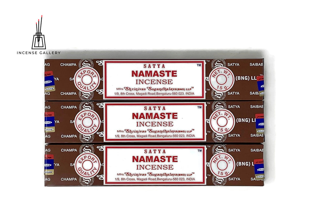 Satya Sai Baba Nag Champa - Namaste Incense Sticks | 3 Packs
